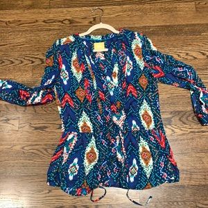 Maeve patterned top size 2